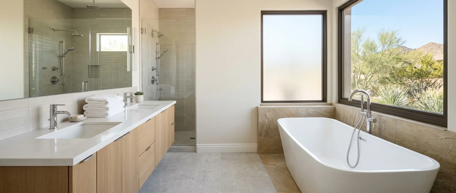 plumber work, project example in Peoria, AZ