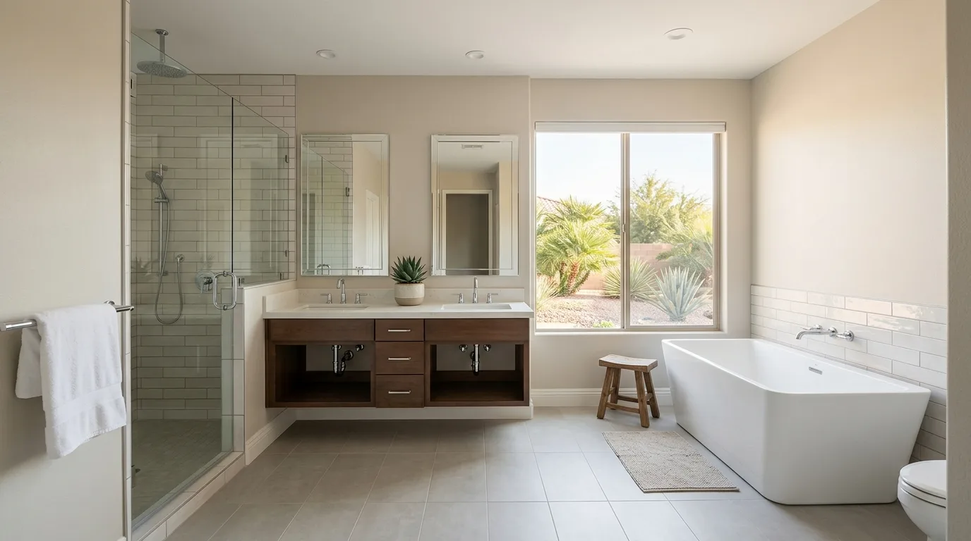 plumber work, project example in Peoria, AZ